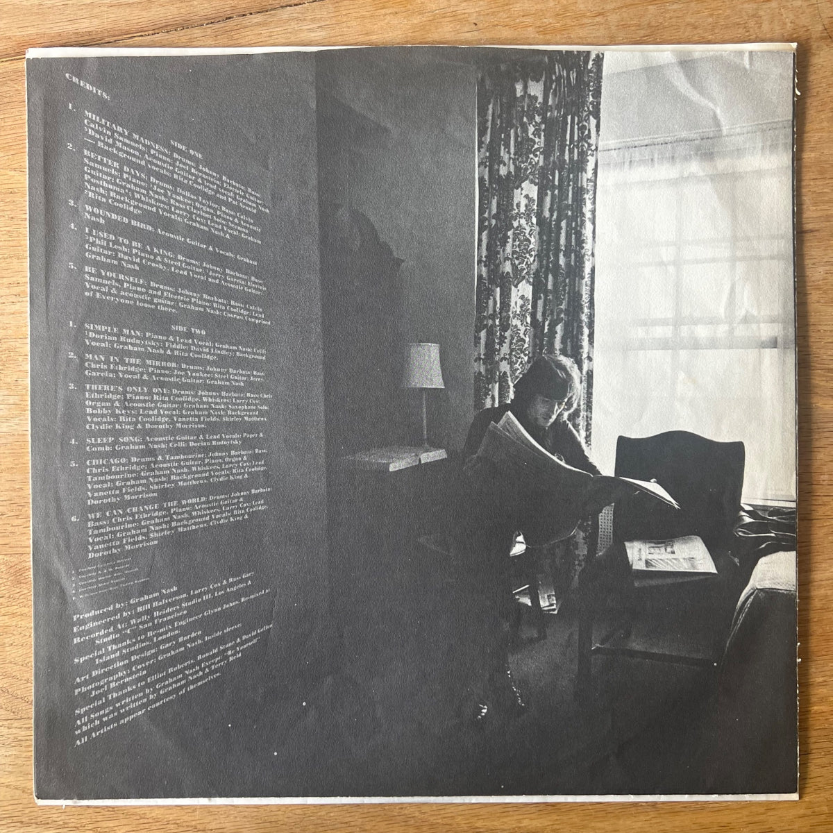 Graham Nash - Songs For Beginners / 1. UK-Press. 1971 -. (VG++/VG++)