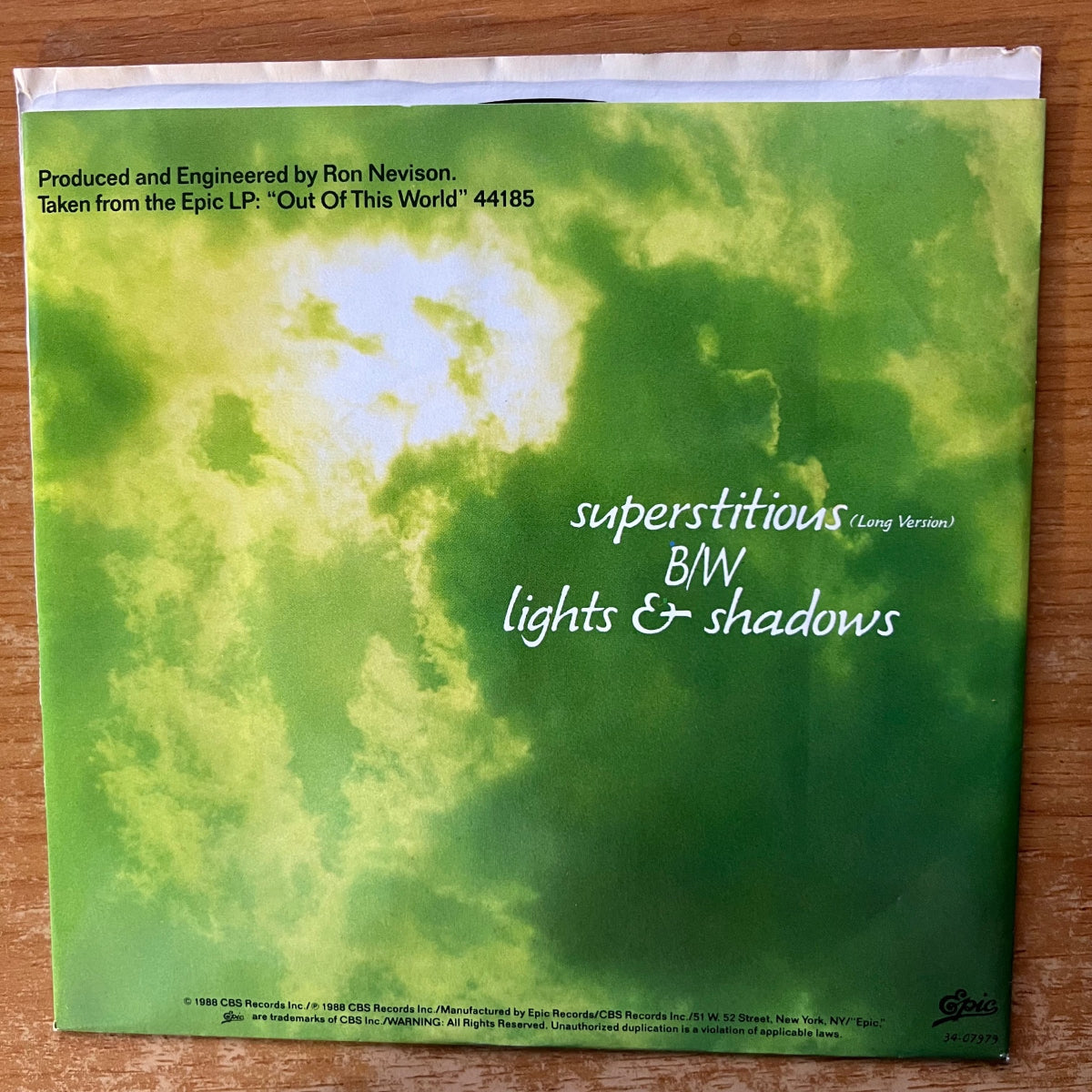 Europe - Superstitious / 1. US-Press. 1988 - (M-/VG++)