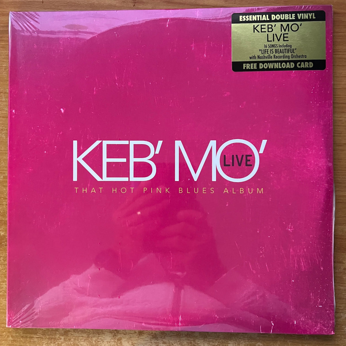 Keb' Mo' - Live, That Hot Pink Blues Album / 1. US-Press. 2016 - (Mint & Sealed)