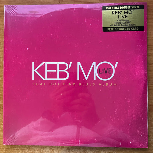 Keb' Mo' - Live, That Hot Pink Blues Album / 1. US-Press. 2016 - (Mint & Sealed)