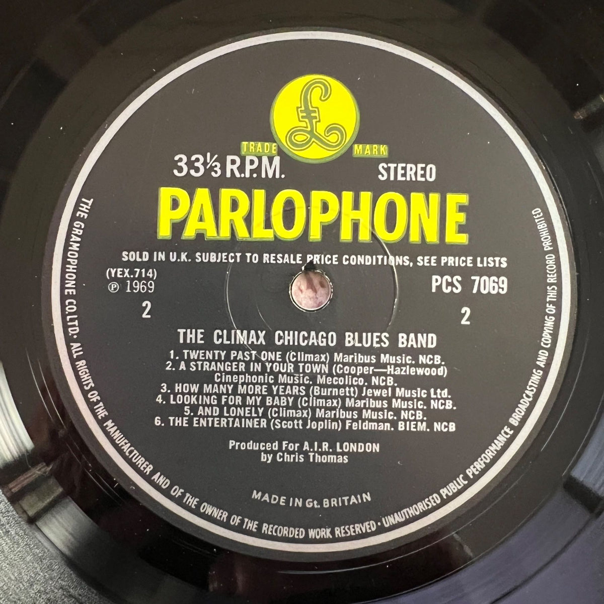 Climax Chicago Blues Band - Idem / 1re édition britannique. 1969 - (VG++/VG++)