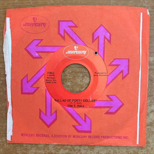 Tom T. Hall - Ballad Of Forty Dollars / 1. US-Press. 1968 - (VG++/VG+)