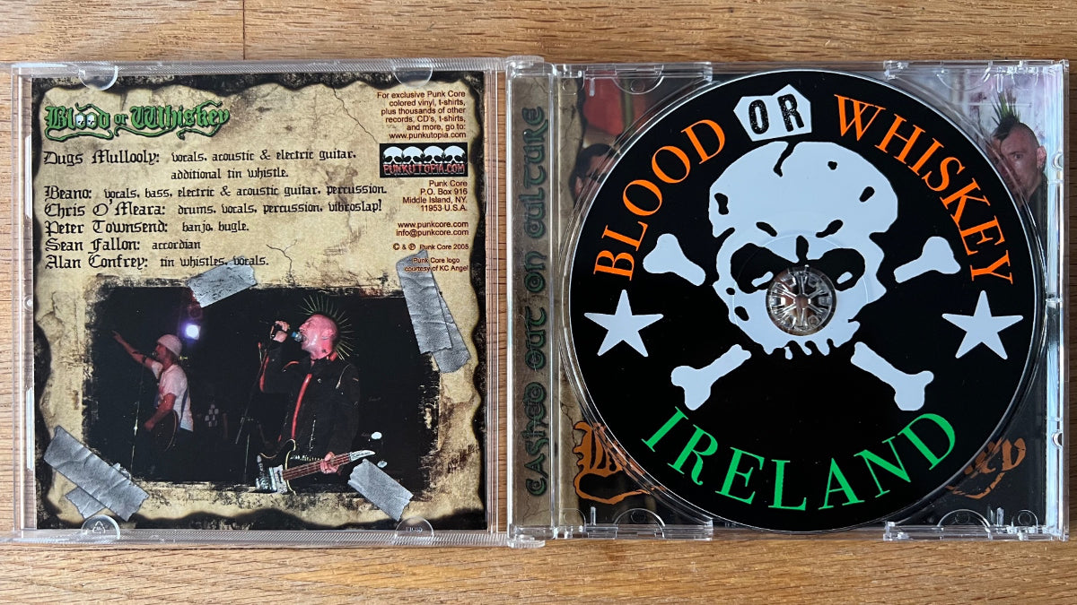Blood Or Whiskey - Cashed Out On Culture / CD - 1. US-Press. 2005 - (M-/M-)