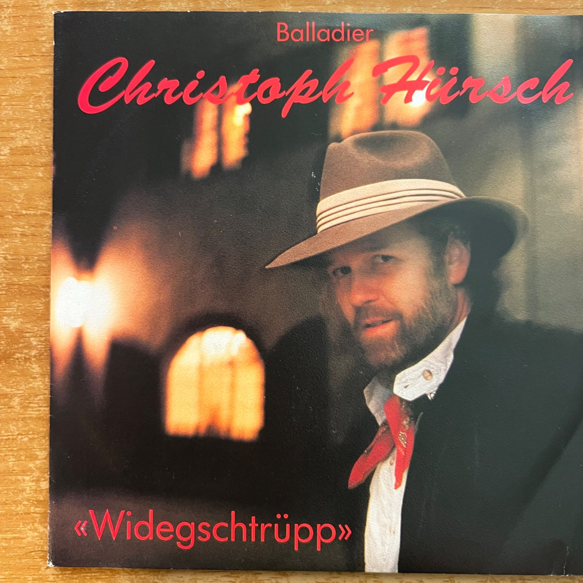 Christoph Hürsch - Widegstrüpp / 1. Swiss-Press. 1990 - (M-/M-)