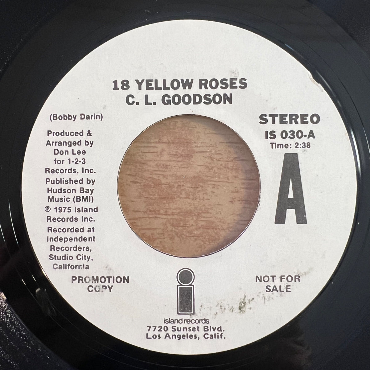 C.L. Goodson - 18 Yellow Roses / US-Promo 1975 - (VG++/Neutral)