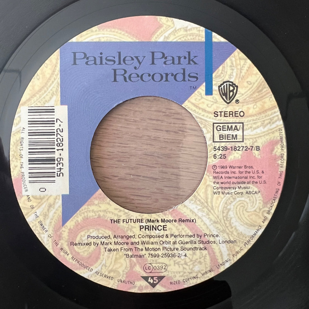Prince - Pink Cashmere / 1.. D-Press. 1993 - (M-/VG++)