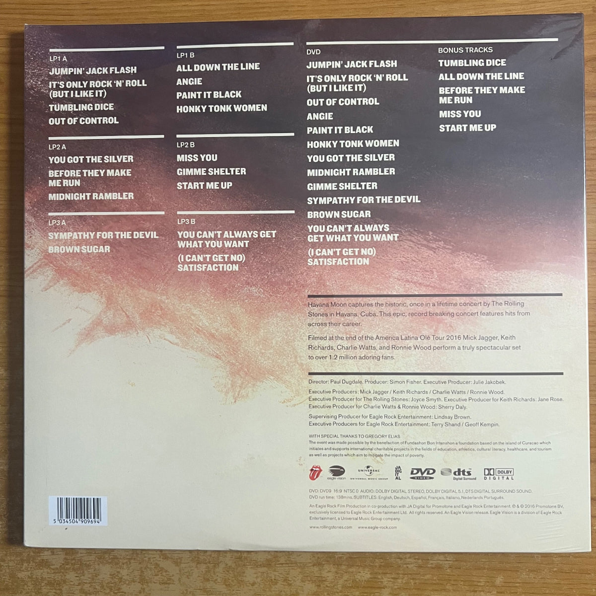 Rolling Stones - Havan Moon / 3 LP - 1.EU 2016 incl. DVD - (Mint & Sealed)