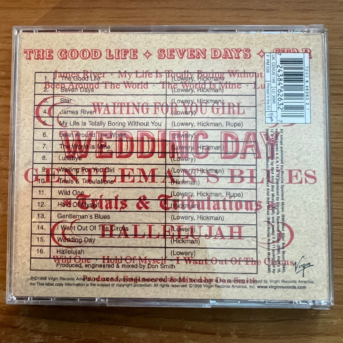 Cracker - Gentleman's Blues / CD - 1. EU-Press. 1998 - (M-/M-)