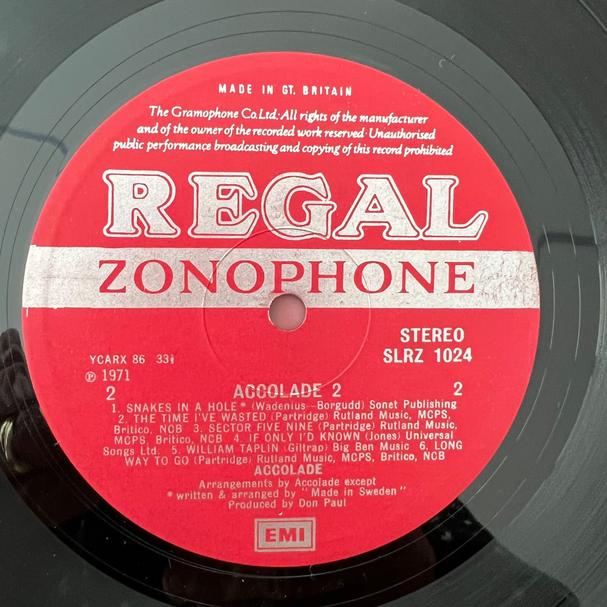 Accolade - Accolade 2 / 1. UK-Press. 1971 - (VG++/VG+)