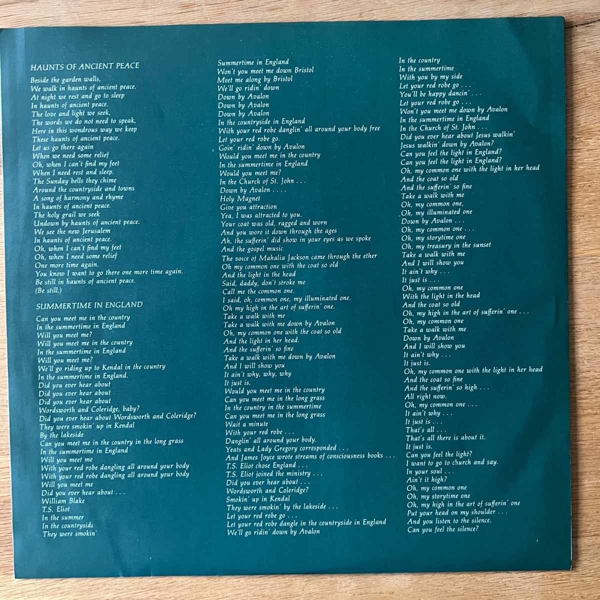 Van Morrison - Common One / 1. NL-Press. 1980 - (M-/M-)
