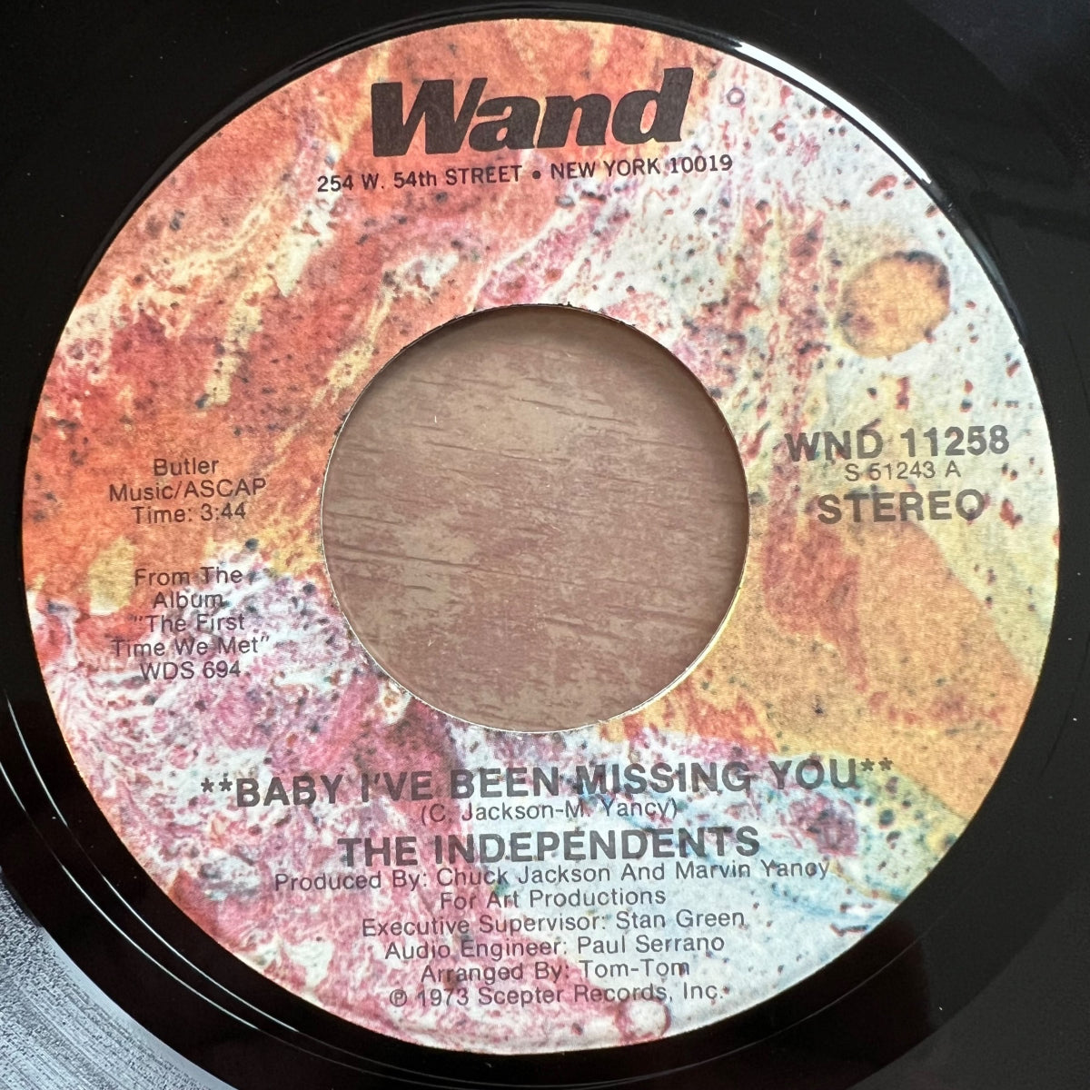Independents - Baby I've Been Missing You / 1st US Pressing 1973 - (VG+/Unplayed)