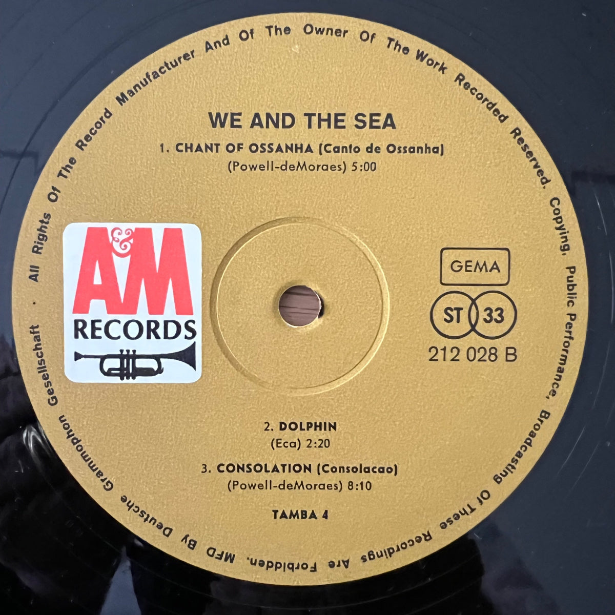 Tamba 4 - We And The Sea / 1. D-Press. 1968 - (M-/VG++)
