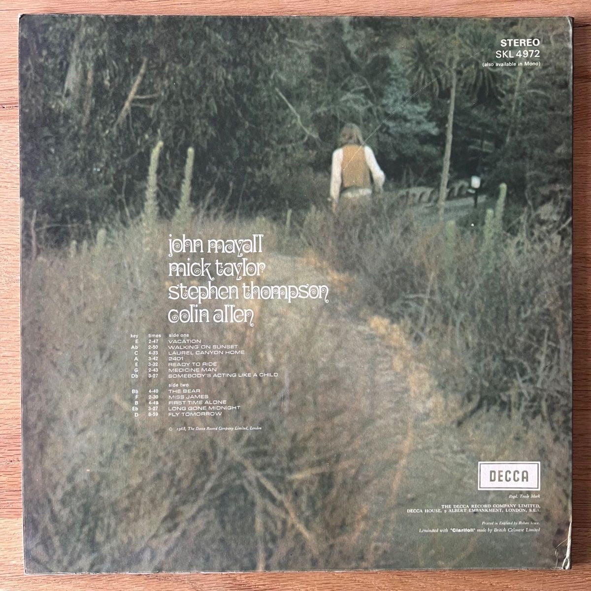 John Mayall - Blues From Laurel Canyon / 1. UK-Press. 1968 - (VG+/VG++)