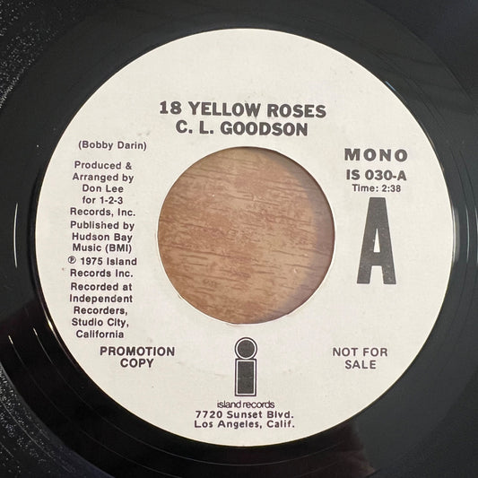 C.L. Goodson - 18 Yellow Roses / US-Promo 1975 - (VG++/Neutral)