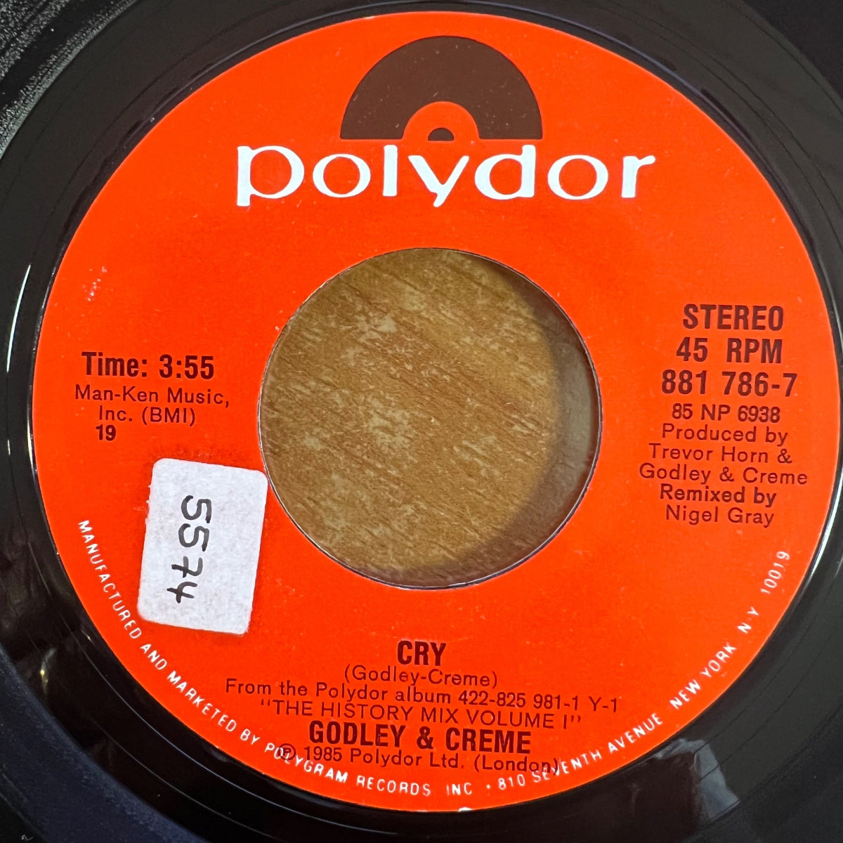 Godley & Creme - Cry / 1. US-Press. 1985 - (M-/VG++)