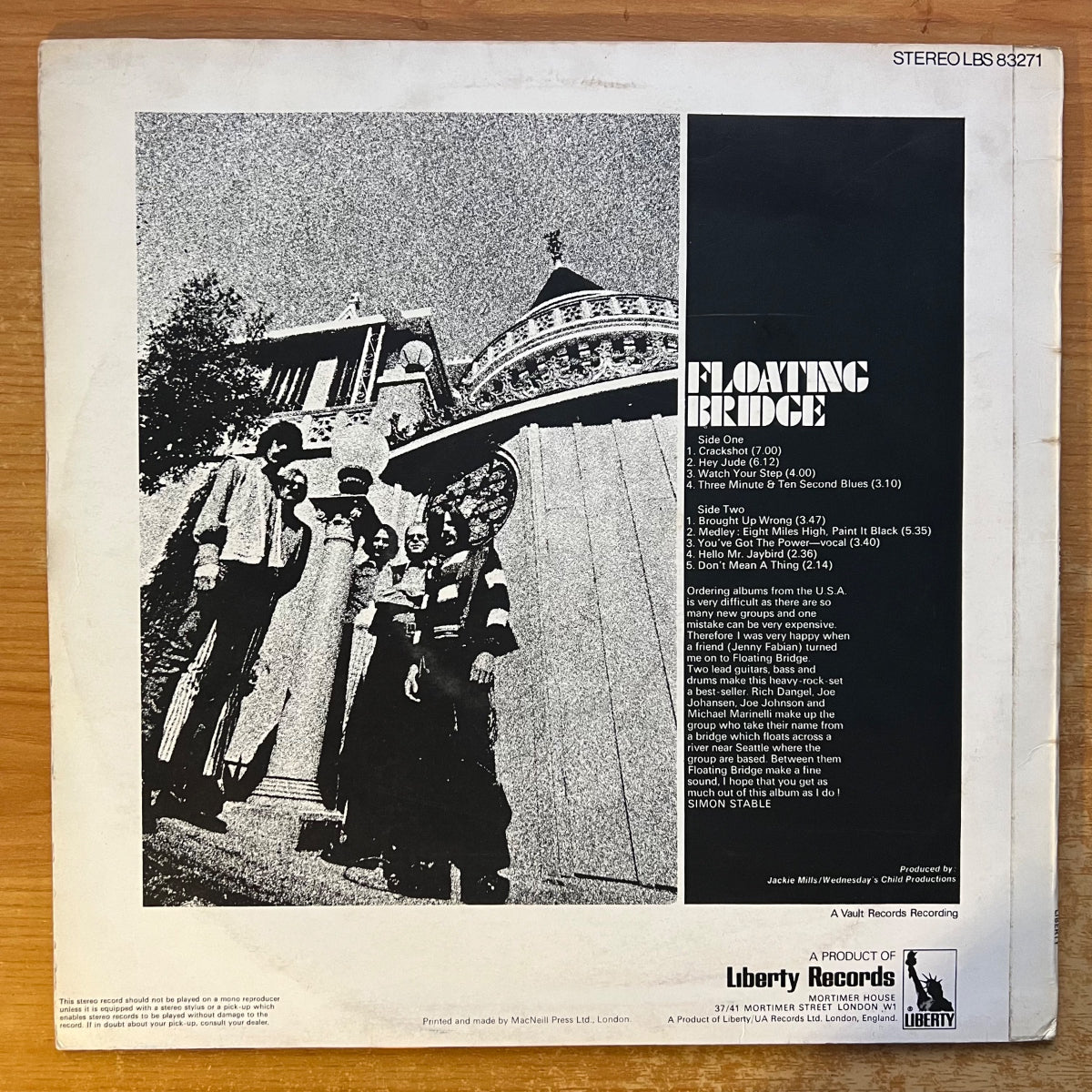 Floating Bridge - Same / 1. UK-Press. 1969 - (M-/VG++)