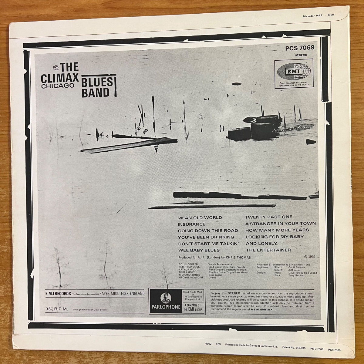 Climax Chicago Blues Band - Idem / 1re édition britannique. 1969 - (M-/VG++)