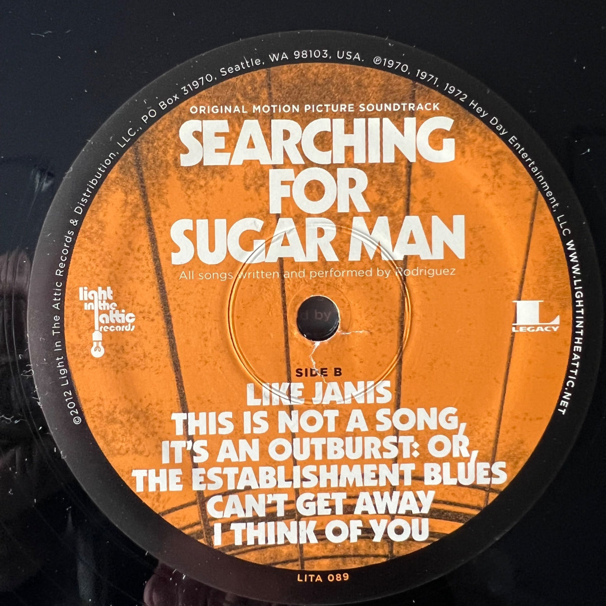 Rodriguez - Searching For Sugar Man / 1. US Press. 2012 -. (M-/VG++)