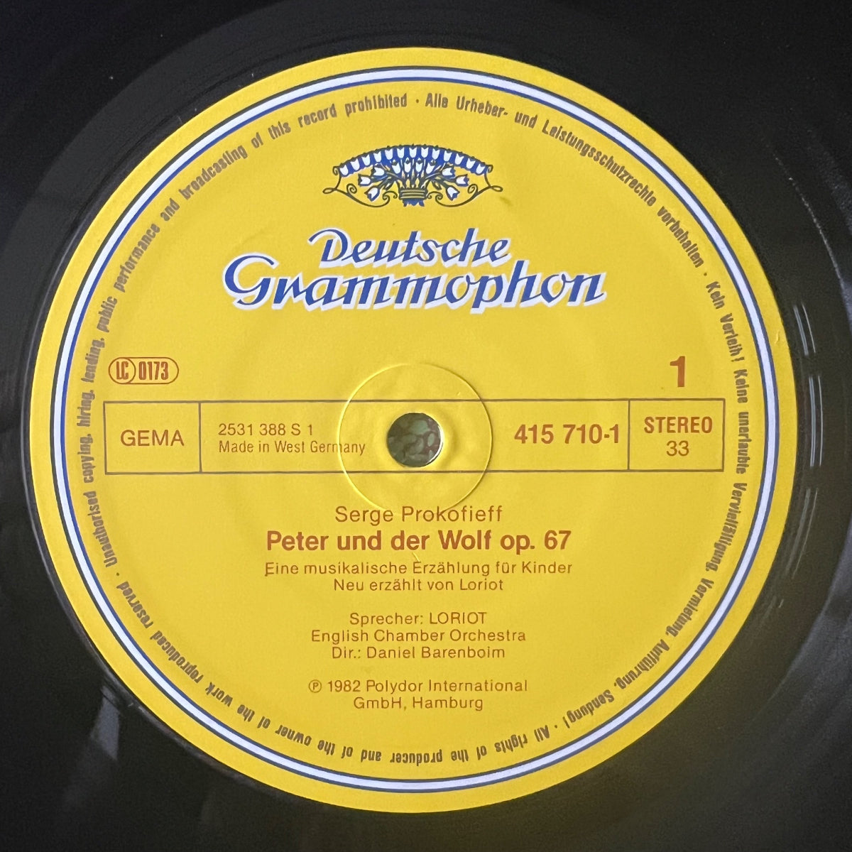 Loriot, Serge Prokofieff, Jörg Müller - Peter Und Der Wolf / D-Press. 1985 - (M-/M-)