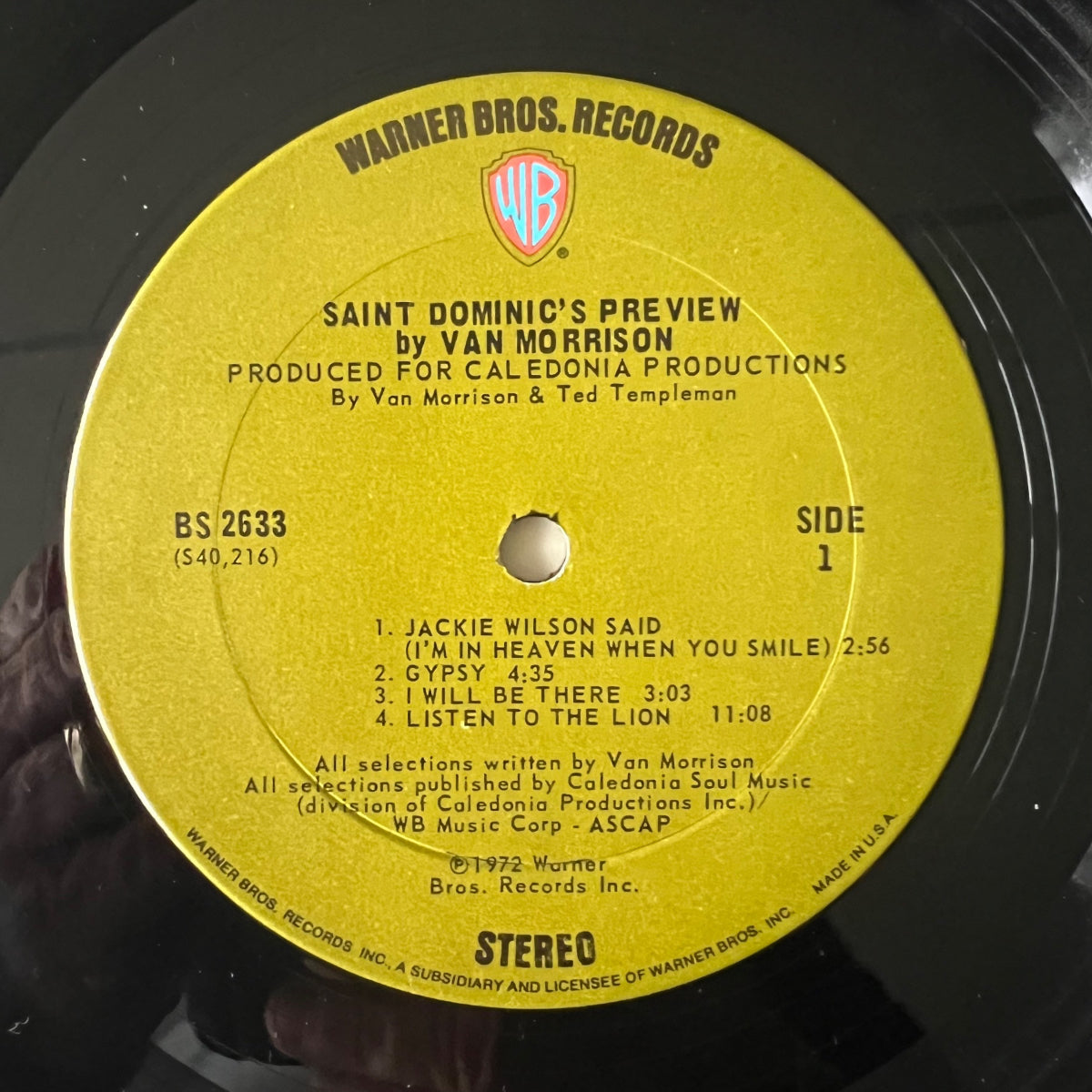 Van Morrison - Saint Dominic's Preview / 1. US-Press. 1972 - (M-/M-)