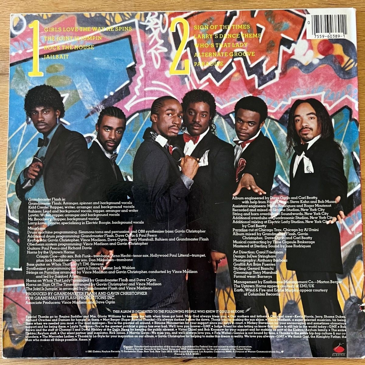 Grandmaster Flash - They Said It Couldn't Be Done / 1. US-Press. 1985 - (M-/M-)
