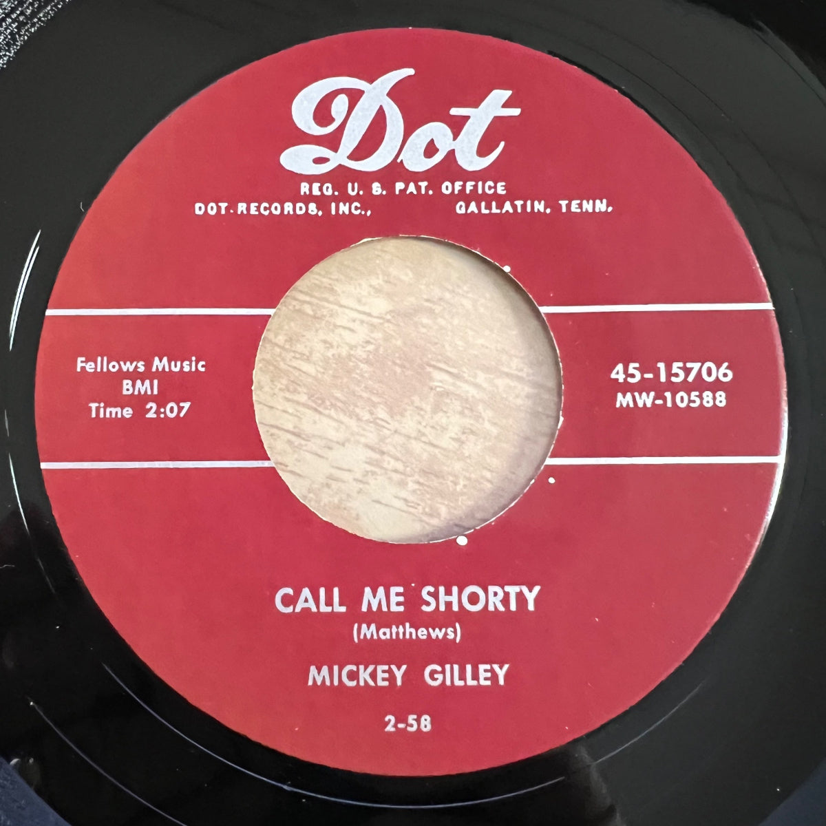 Mickey Gilley - Call Me Shorty / 1. US-Press. 1973 - (M-/Neutral)