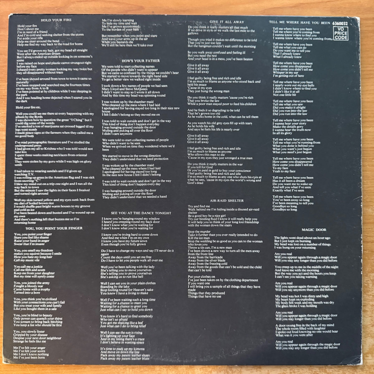 Patto - Hold Your Fire / 1. UK-Press. 1971 - Gimmix Fold-Out Cover - (M-/VG++)