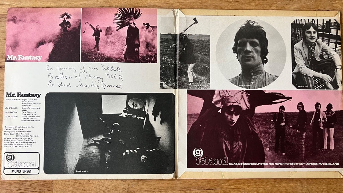 Traffic - Mr. Fantasy / 1. UK-Press. 1967 - Mono - Rough Label (VG++/VG++)