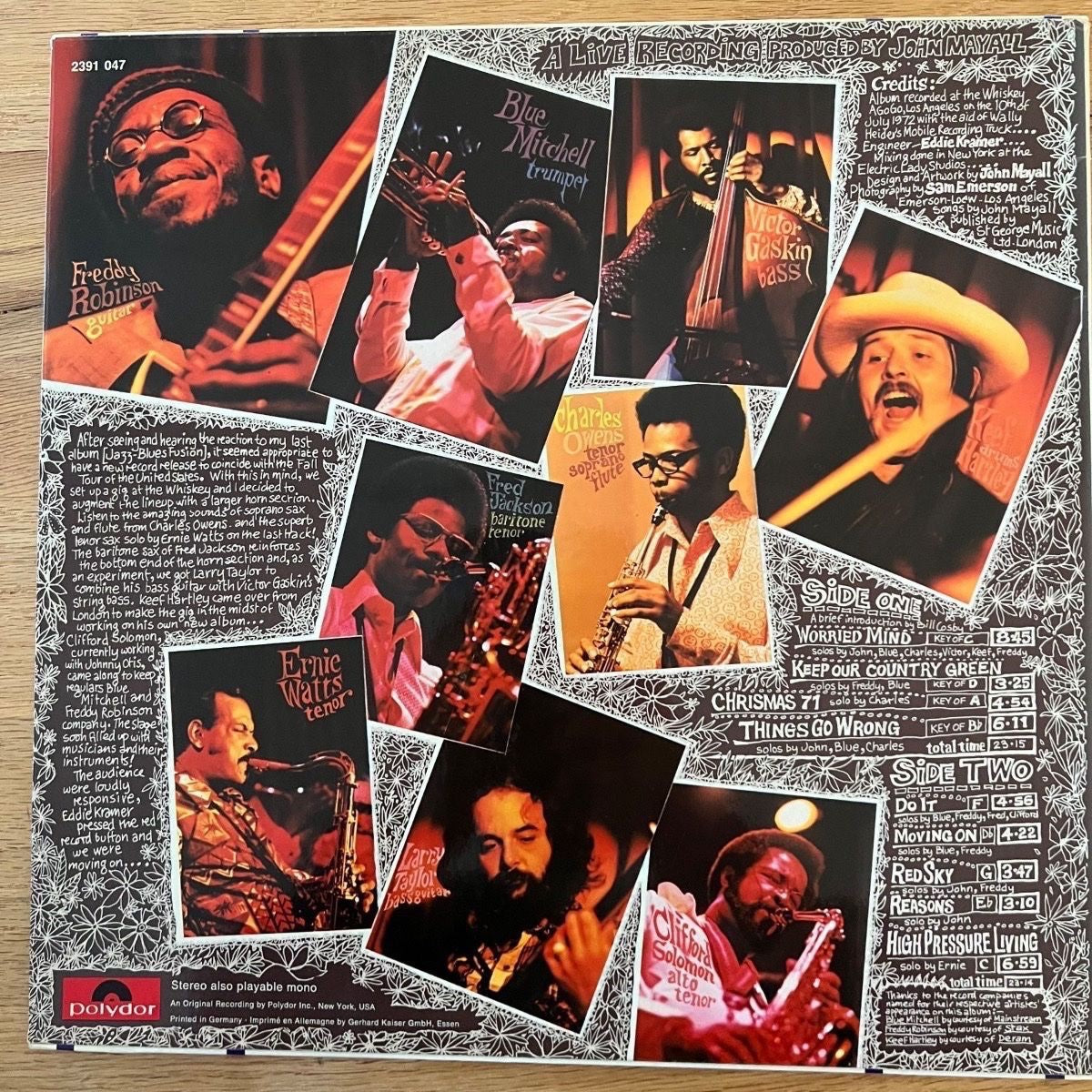 John Mayall - Moving On / 1. D-Press. 1972 - (M-/M-)