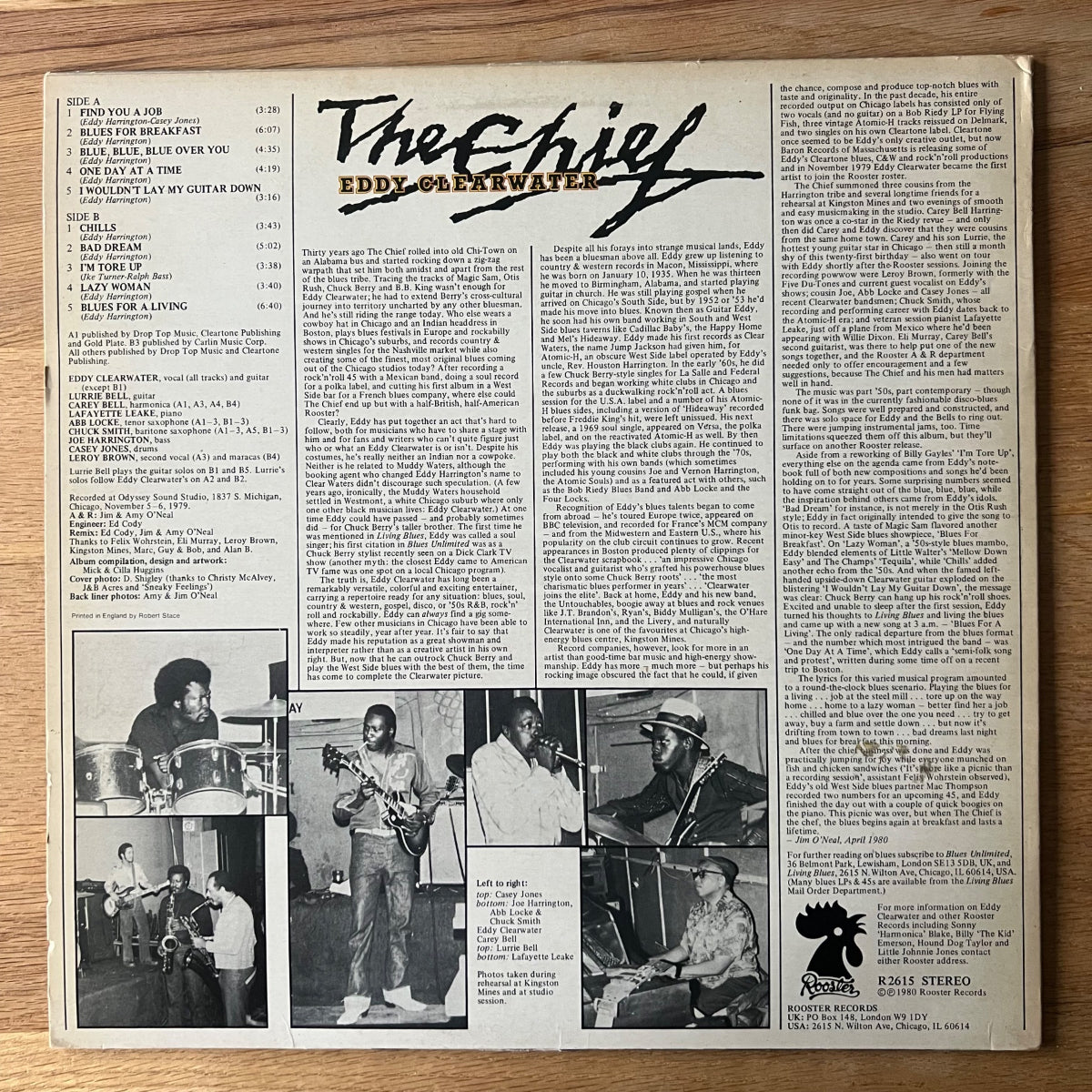 Eddy Clearwater - The Chief / 1. US-Press. 1980 - (VG++/VG++)