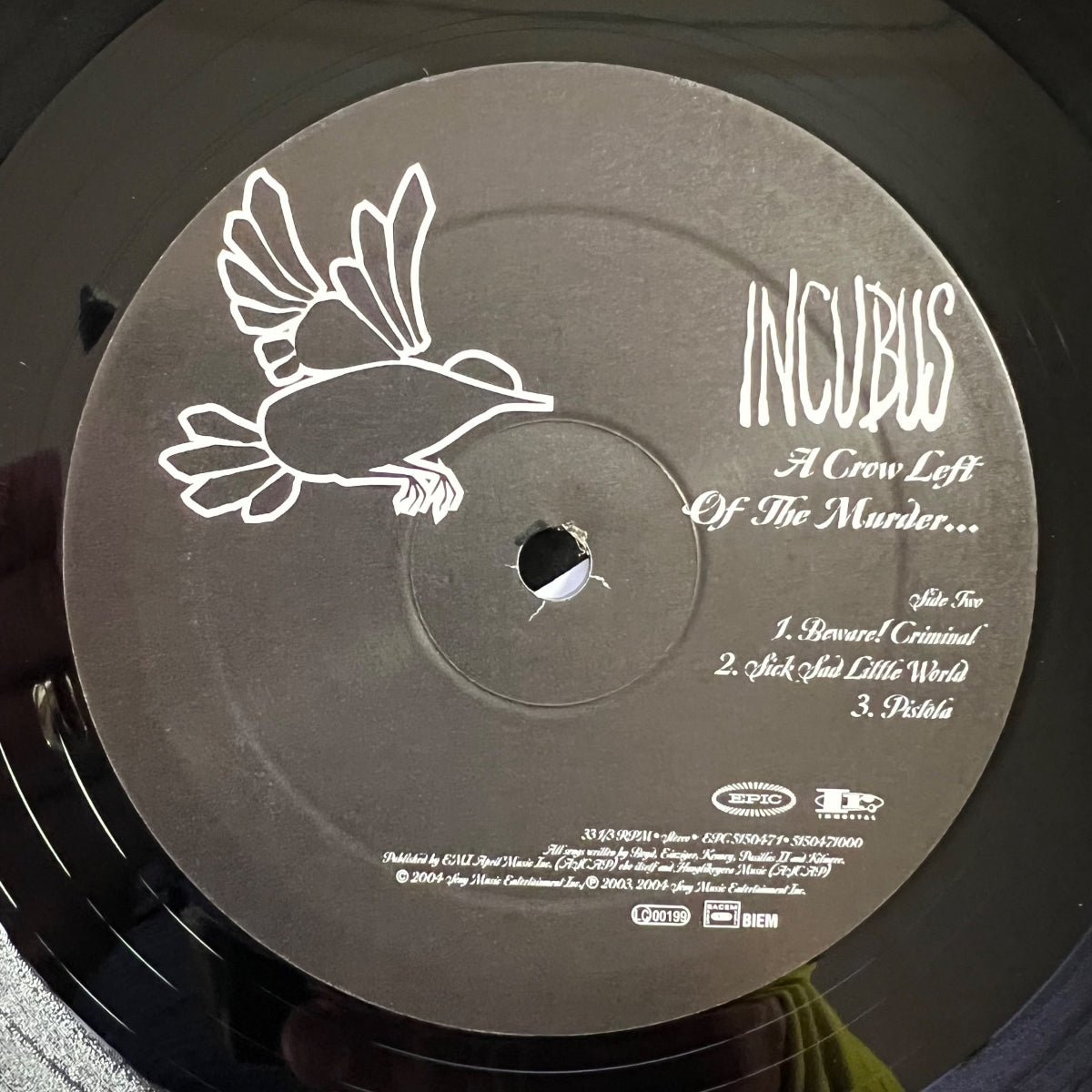 Incubus - A Crow Left The Murder../ 2 LP - 1ère édition européenne. 2004 - (État neuf/M-)