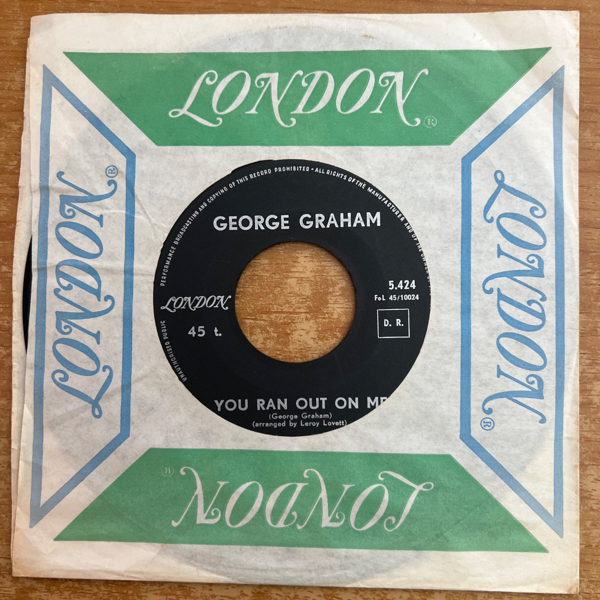 George Graham - Better Than A King / 1. Belgium-Press. 1963 - (M-/VG+)