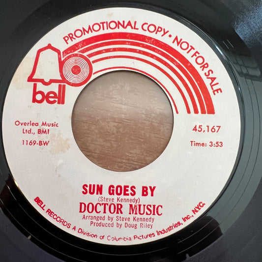 Doctor Music - Sun Goes By / US-Promo 1972 - (VG++/Neutral)