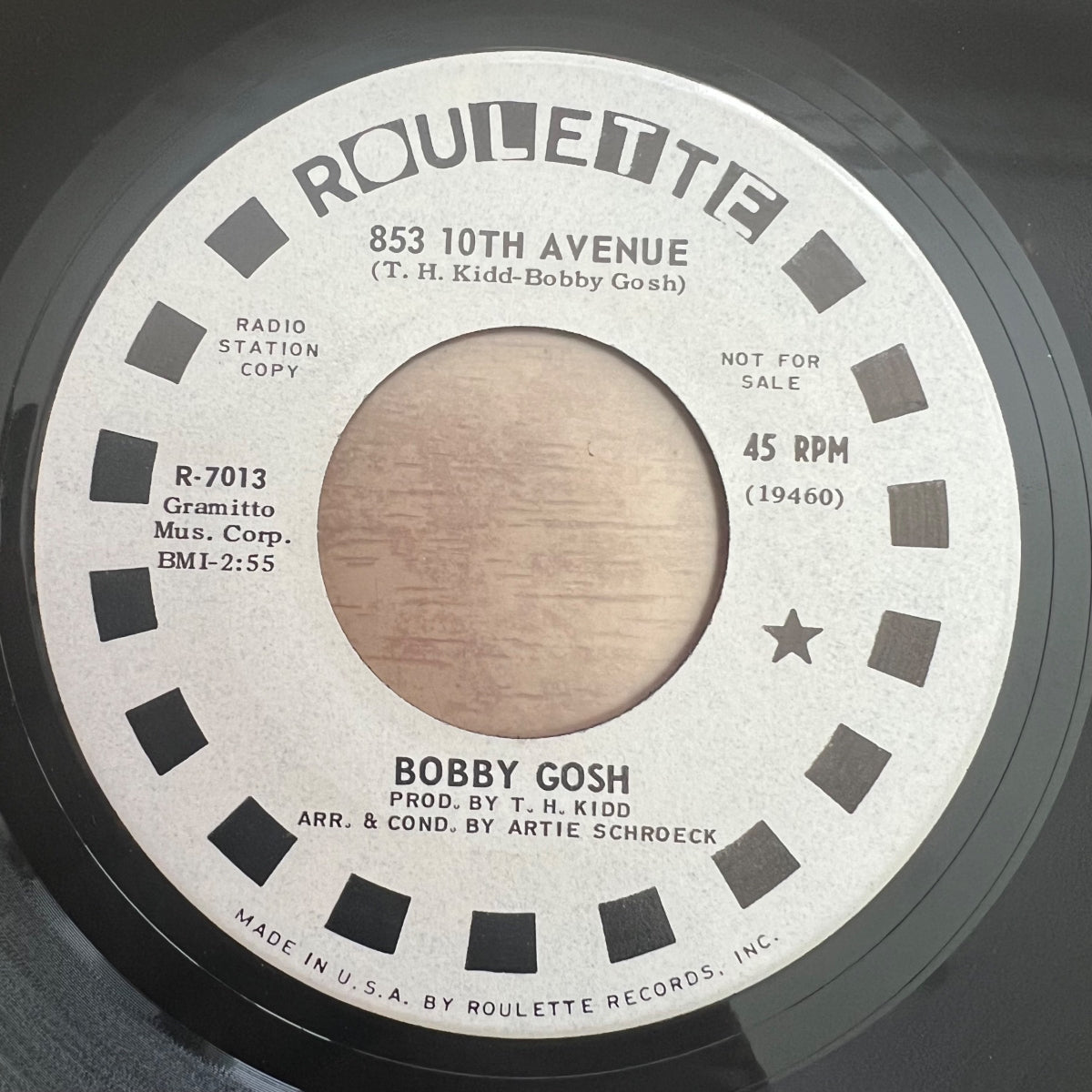 Bobby Gosh - 853 10th Avenue / US-Promo 1968 - (M-/Neutral)