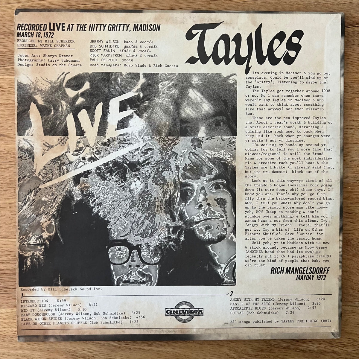 Tayles - Whoaretheseguys / 1. US-Press. 1972 - (M-/VG)