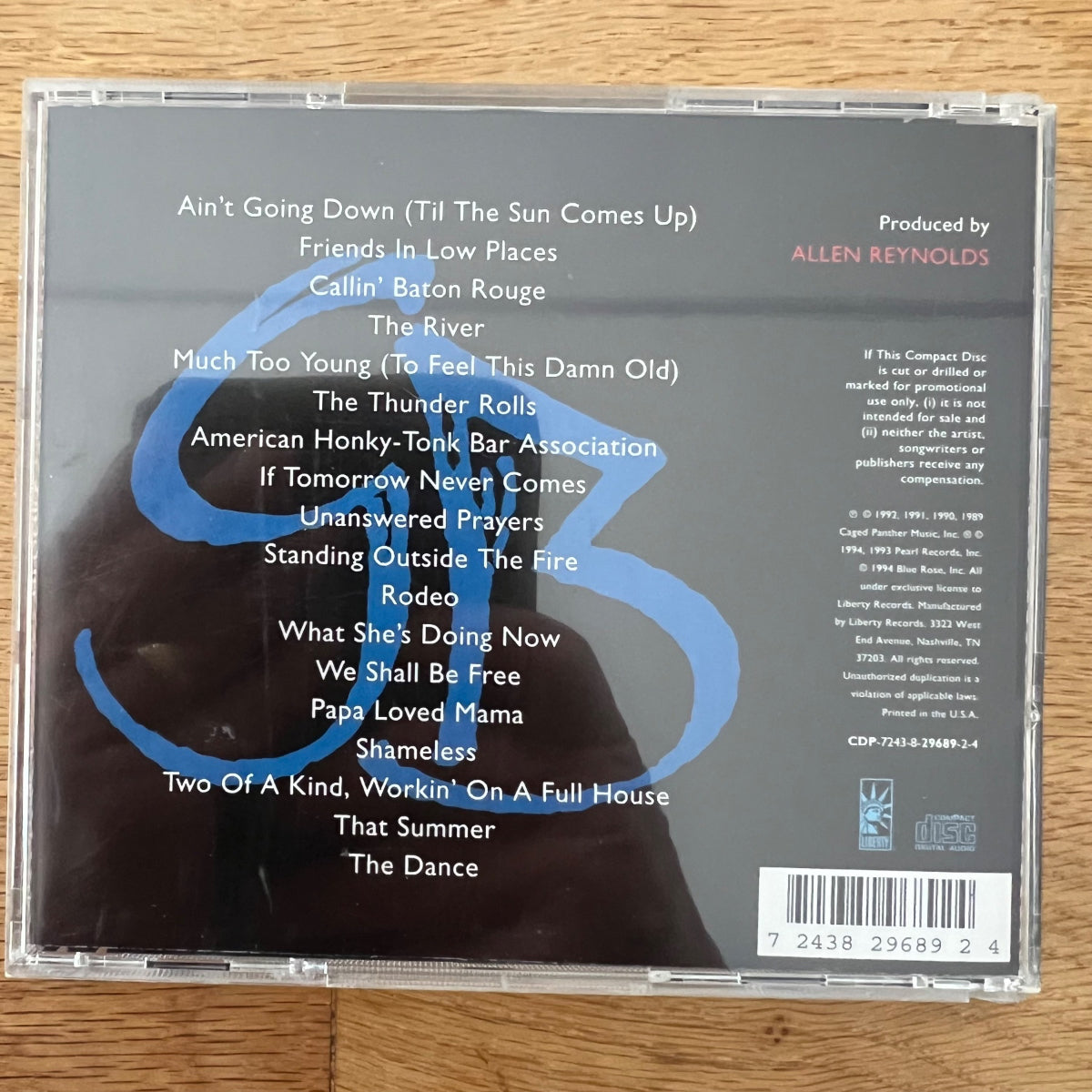 Garth Brooks - The Hits / CD - 1. US-Press. 1994 - (M-/M-)