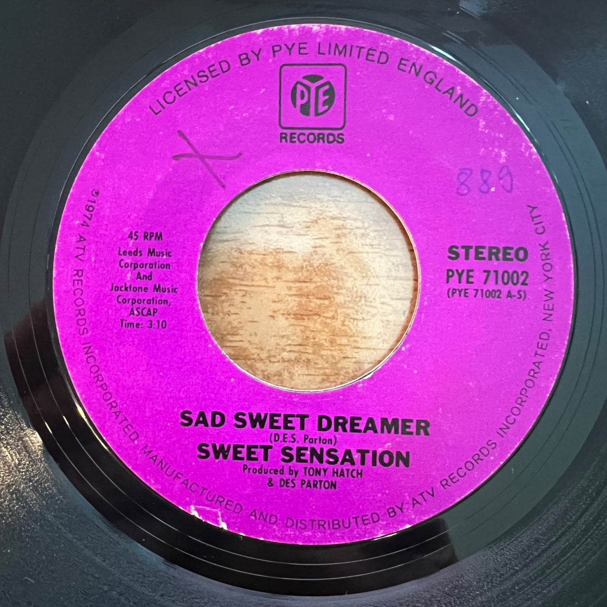 Sweet Sensation - Sad Sweet Dreamer / 1. US-Press.1974