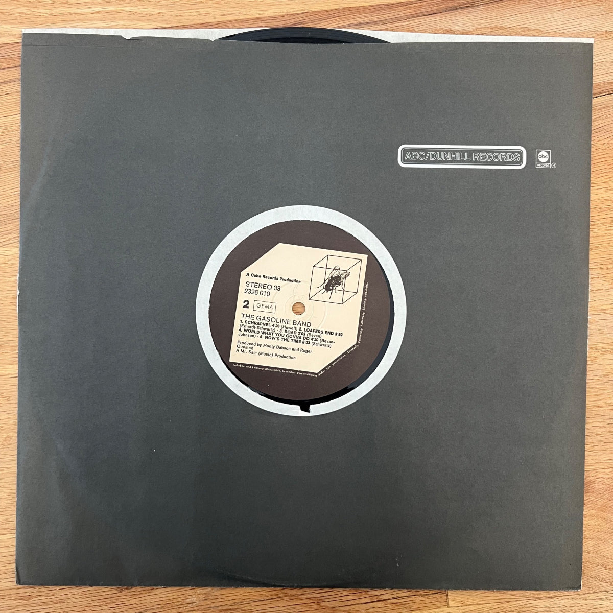 Gasoline Band - Same / 1. D-Press. 1972 - (M-/VG+)