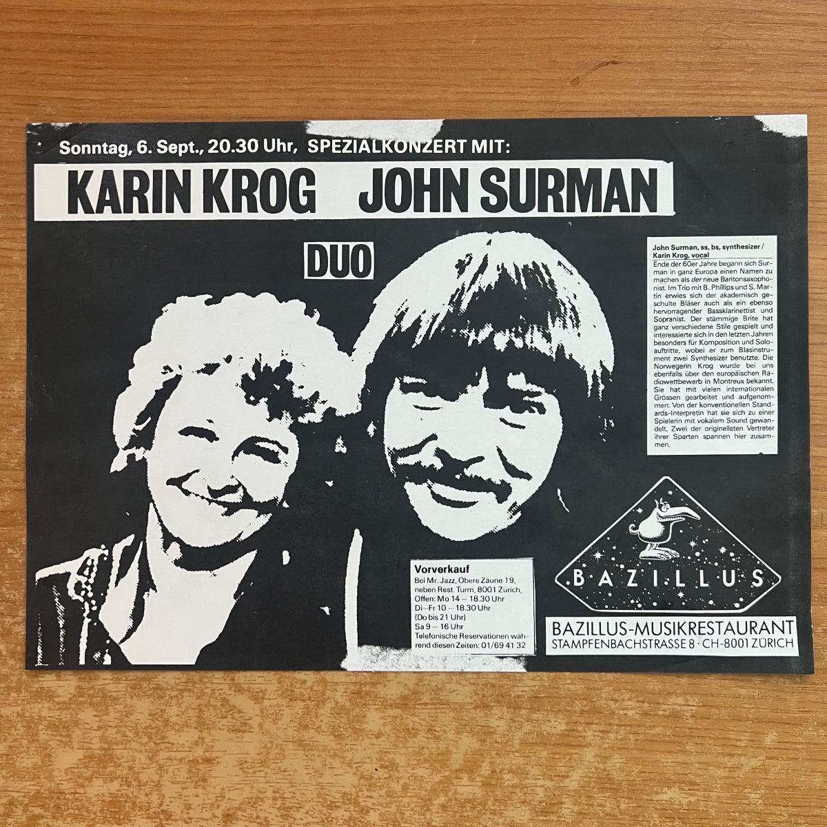Karin Krog & John Surman - Cloud Line Blue / 1. Scandinavian/German-Press. 1979 - (VG++/VG++)