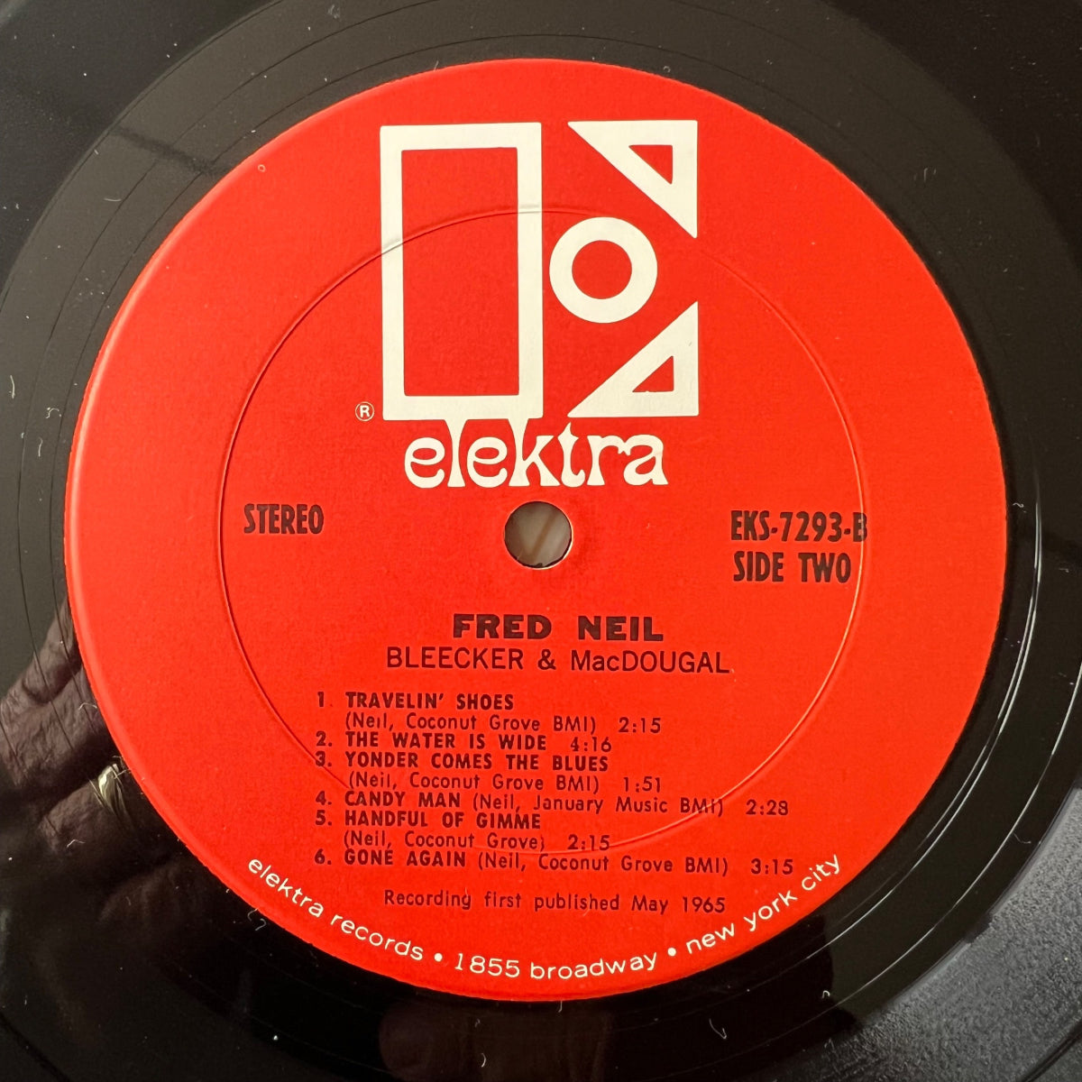 Fred Neil - Bleecker & MacDougal / US-Press. 1969 - (M-/VG+)