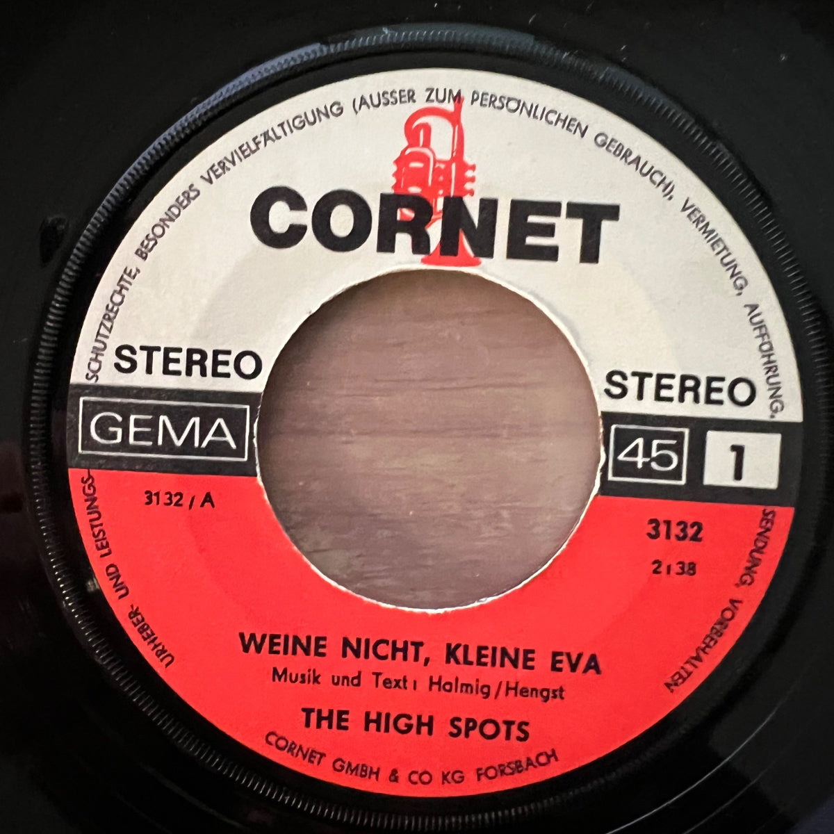 High Spots - Weine Nicht Kleine Eva / 1. D-Press.1970 - (VG/VG)