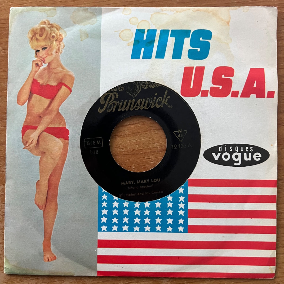 Bill Haley & His Comets - Mary, Mary Lou / 1. D-Press. 1958 - (G++/VG+)