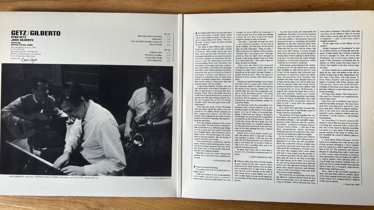 Stan Getz & Joao Gilberto - Same / Audiophile MFSL 1994 - (M-/M-)