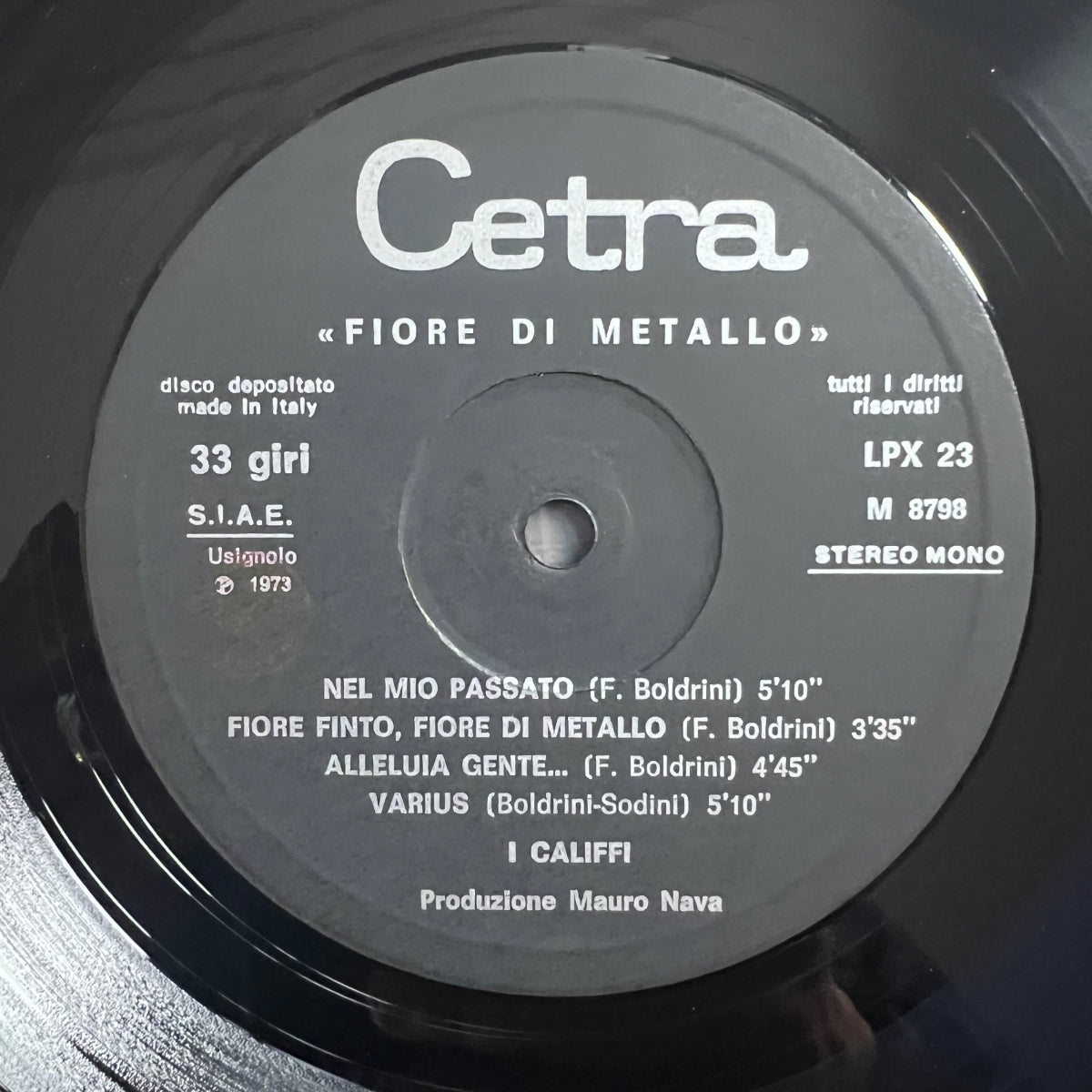 I Califfi - Fiore Di Metallo / 1. Italy-Press. 1973 - (M-/M-)