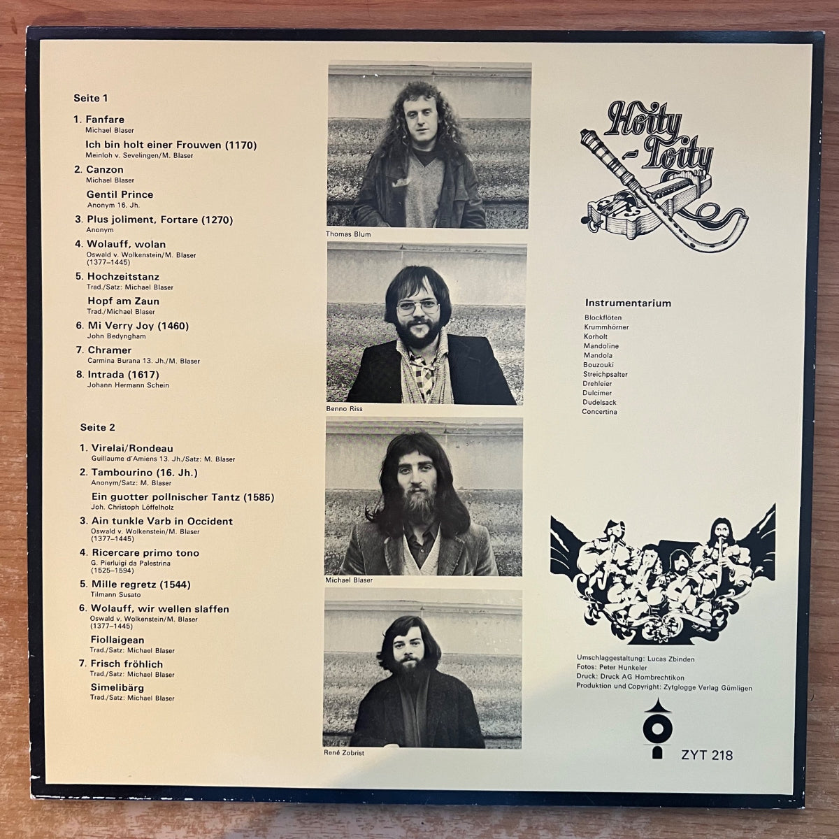 Hoity-Toity - Same / 1. Swiss-Press. 1978 - (M-/VG++)
