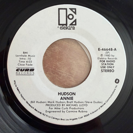 Hudson Brothers - Annie / US-Promo 1980 - (M-/Neutral)