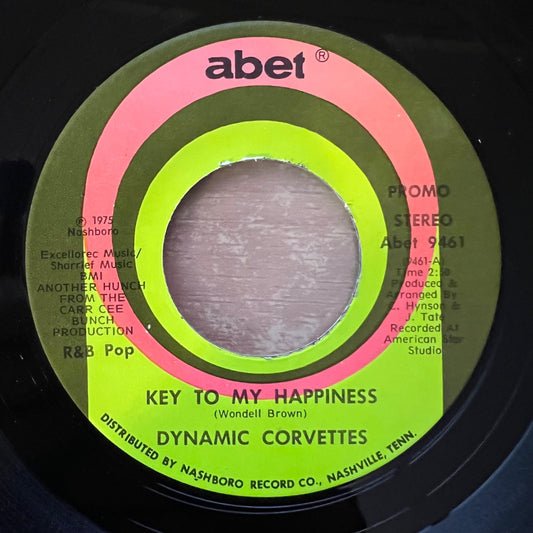 Dynamic Corvettes - Key To My Happiness / US-Promo 1975 - (M-/Neutral)