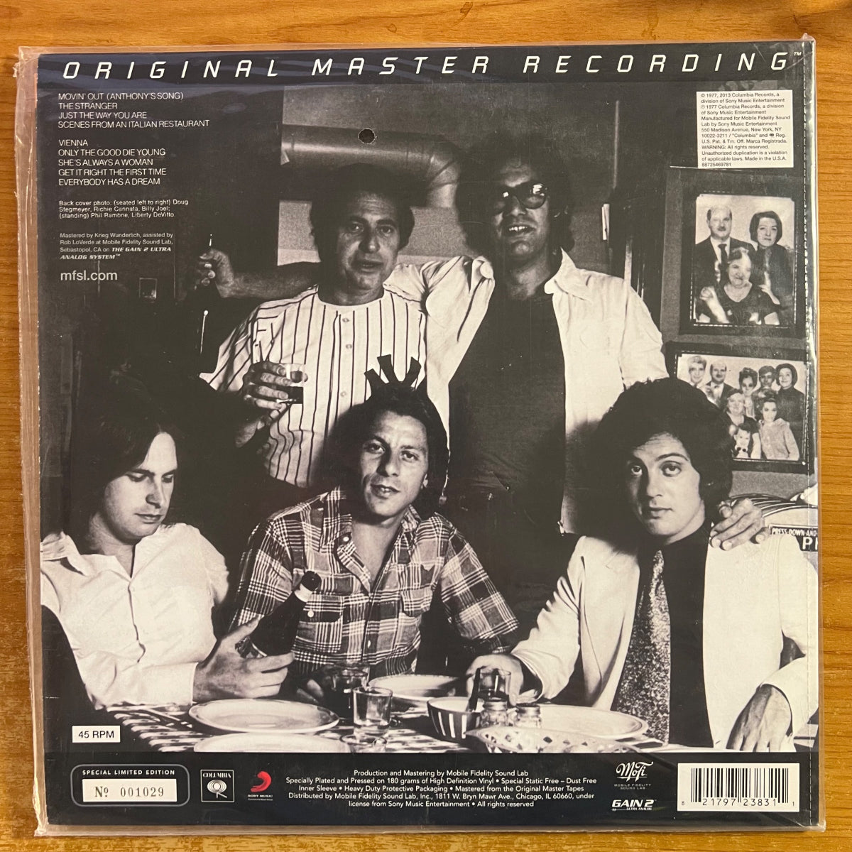 Billy Joel - The Stranger / Audiophile MFSL 2013 - (Mint & Sealed)
