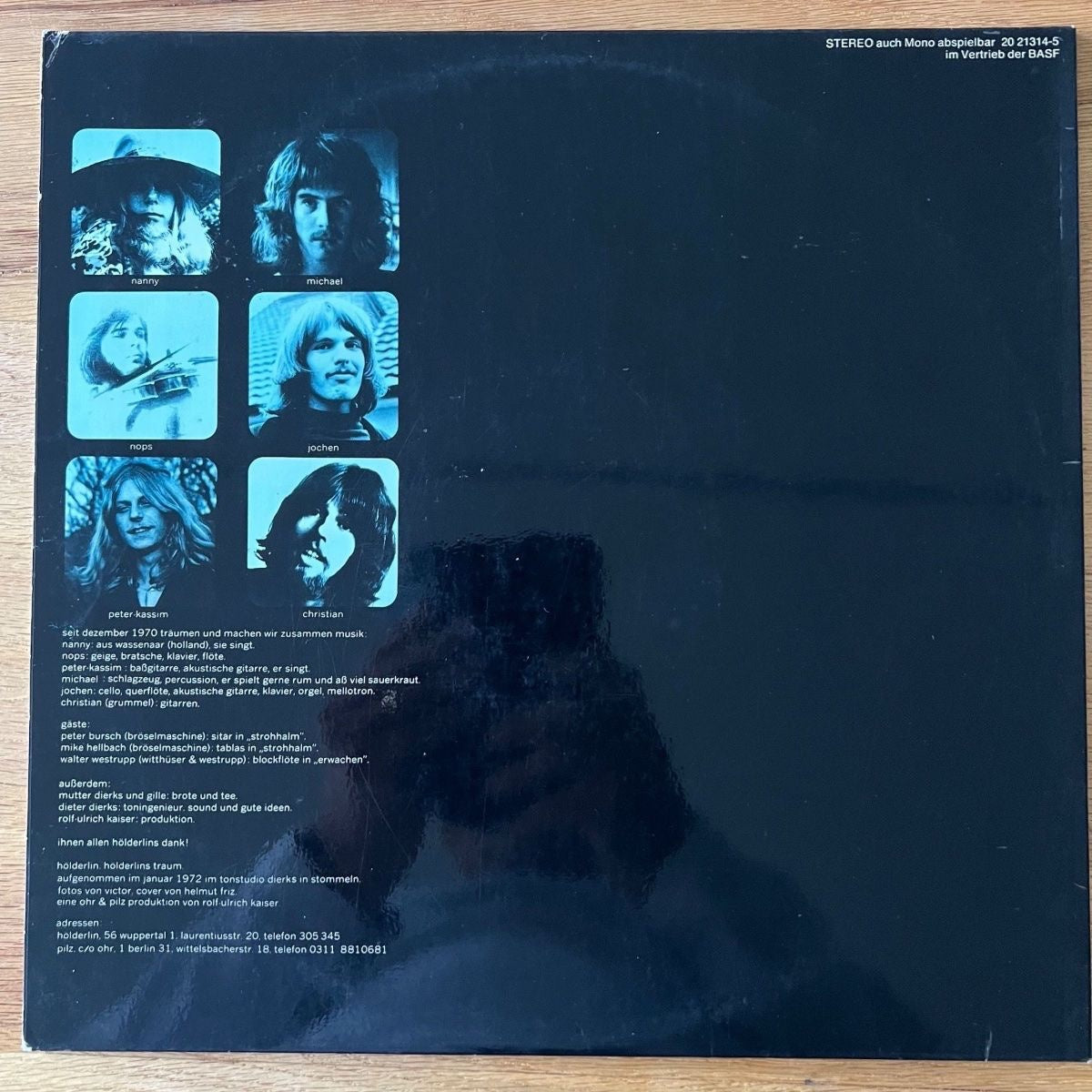 Hölderlin -  Hölderlins Traum / 1. D-Press. 1972 - (M-/VG++)