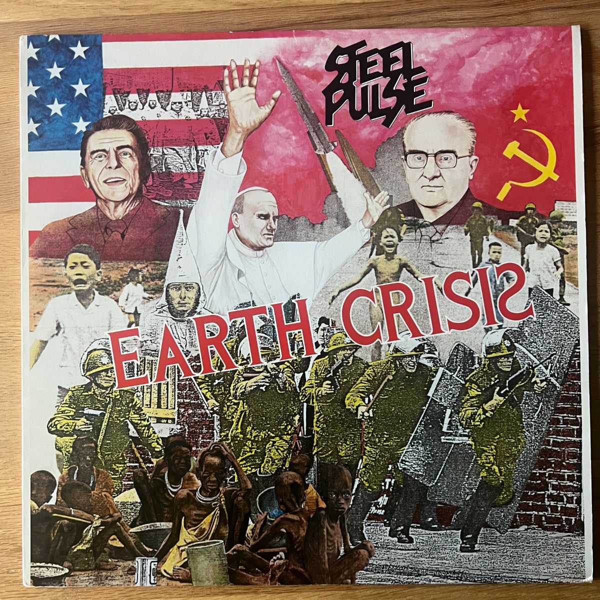 Steel Pulse - Earth Crisis / 1. EU-Press. 1984 - (M-/M-)
